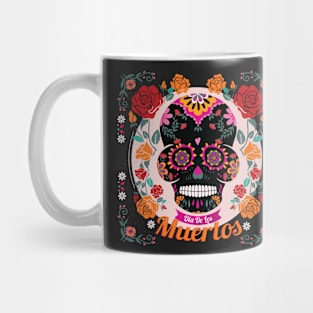 Dia De Los Muertos Sugar Skull Mug